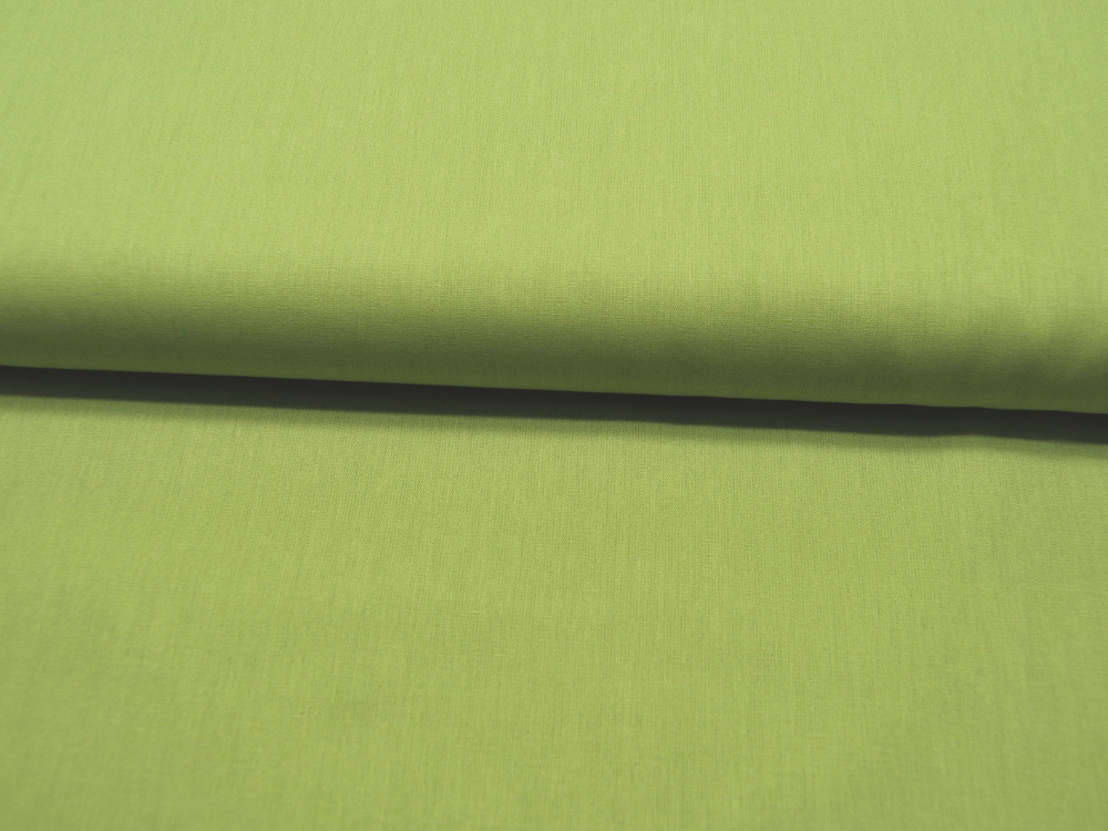 Baumwolle Uni - Old Lime / Alt Limettengrün 0,5 Meter 2