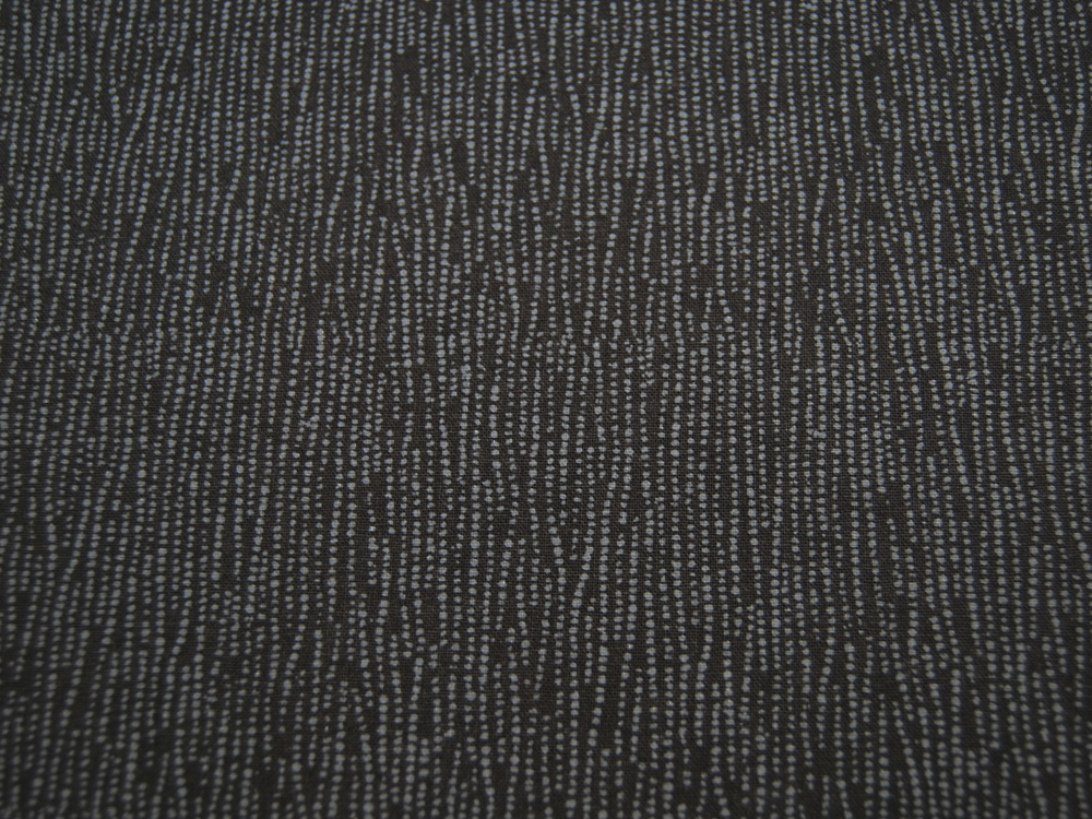 REST 0,35m Baumwolle - Graphisches Muster Schwarz Grau 2