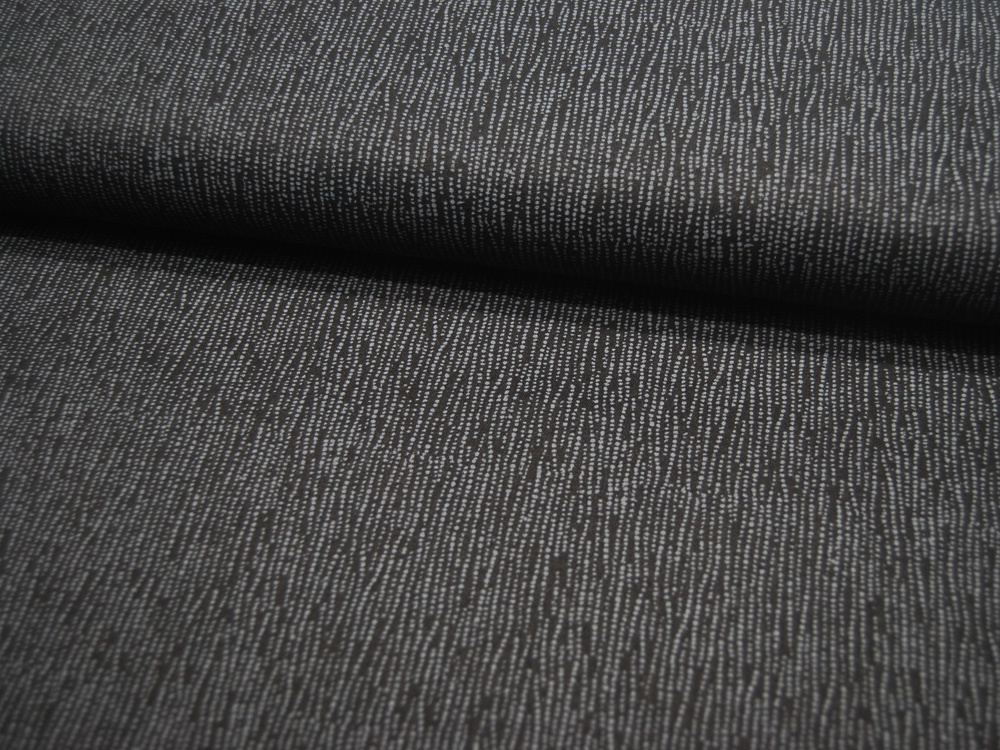Baumwolle - Graphisches Muster Schwarz Grau 05 Meter 3