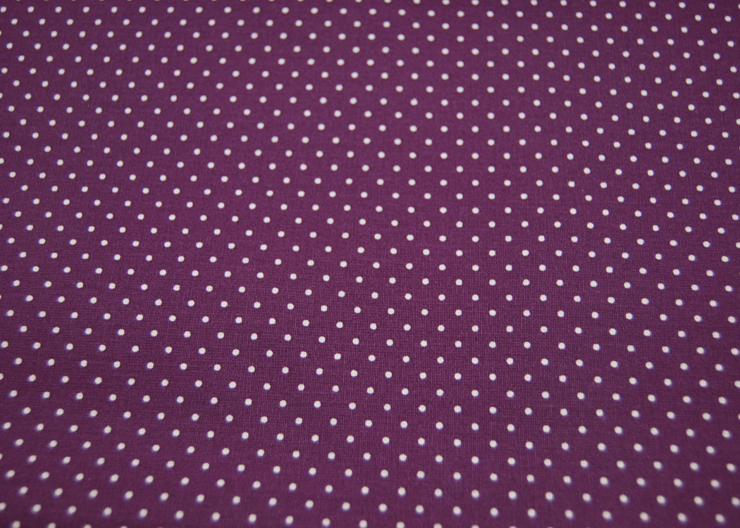 Beschichtete Baumwolle - Petit Dots auf Purple / Lila - 50x145cm 2