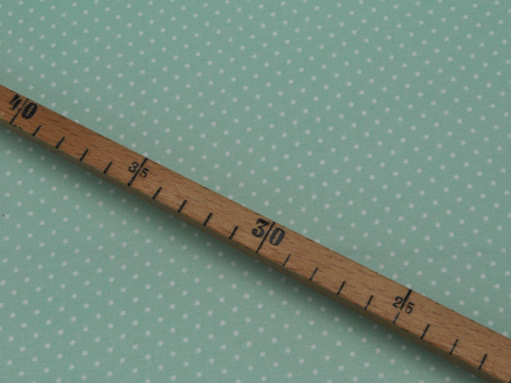 Beschichtete Baumwolle - Petit Dots Mint- 50 cm 2