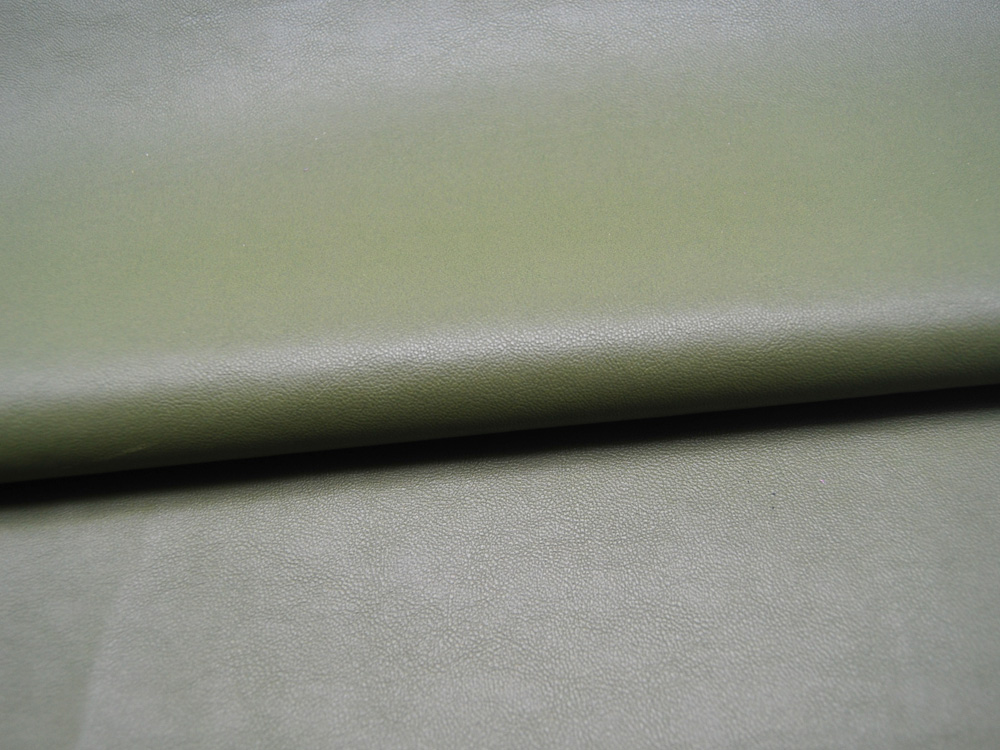 Kunstleder - Lederimitat in Olivgrün - 0,5 Meter 2
