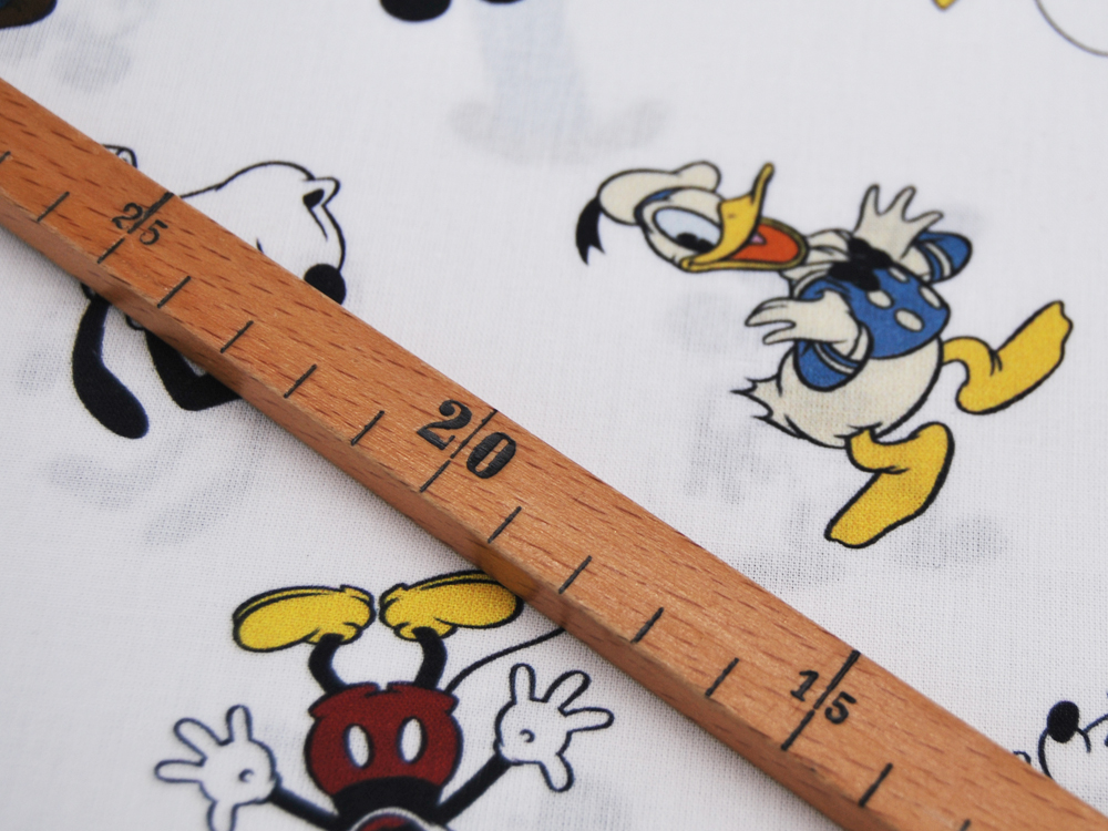 Baumwolle - Mickey Mouse, Minnie Mouse, Pluto, Donald Duck und Goofy 0,5m 2