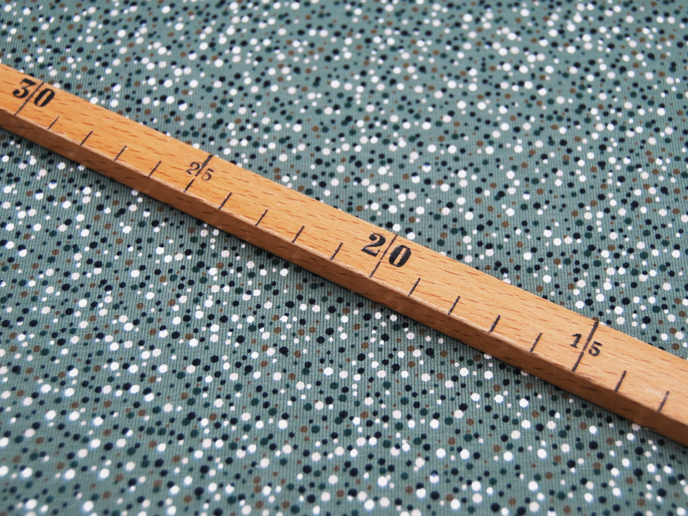 Jersey - Mini Dots auf Dusty Mint - 0,5 Meter 3