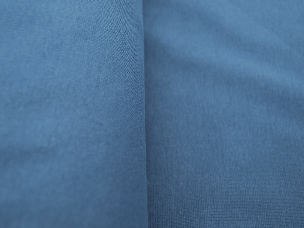 BIO Bündchen - Jeansblau / Blau - 50 cm im Schlauch 2
