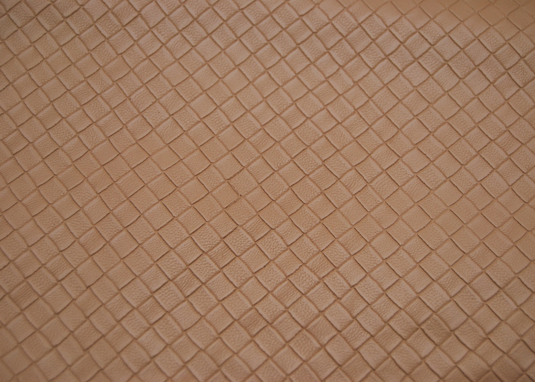 Kunstleder - Square - Graphisches Muster in Camel - 50 x 140 cm 3