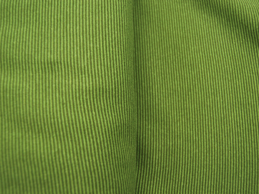 Bündchen Stella - Ringelbündchen - Grün - Kiwigrün - 50 cm im Schlauch