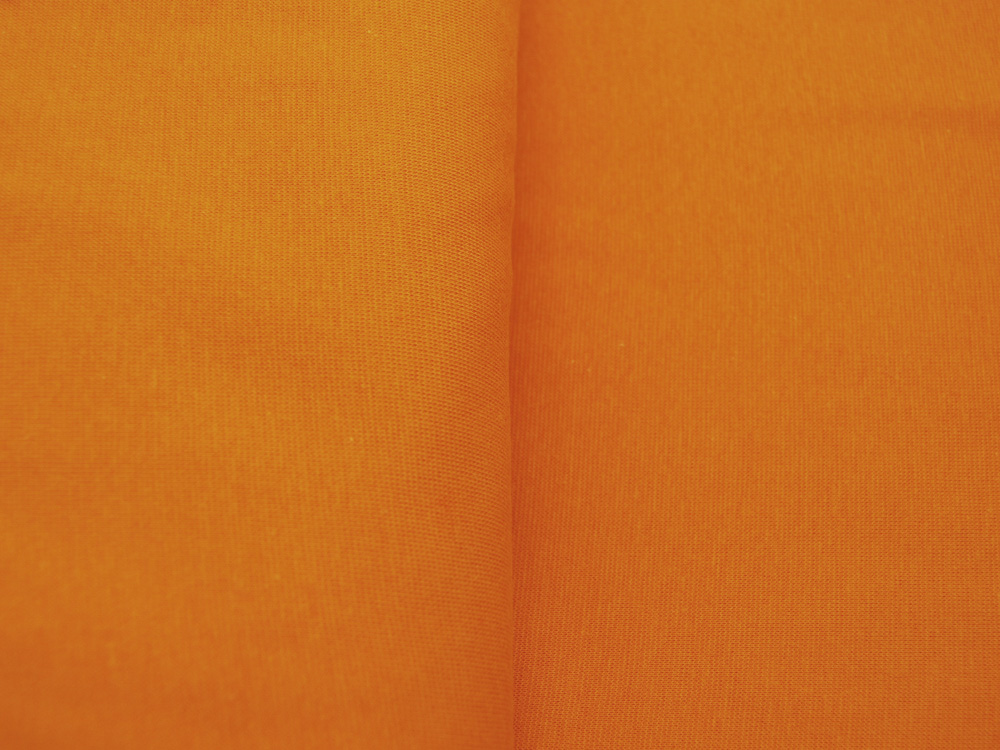 Leichtes Bündchen - Helles Orange - 50 cm im Schlauch 2