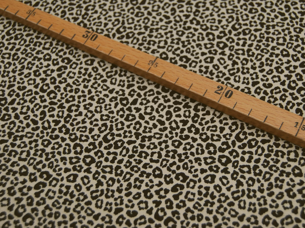 REST Jersey - Leopard - in Sand / Schwarz - 0,3 Meter 4