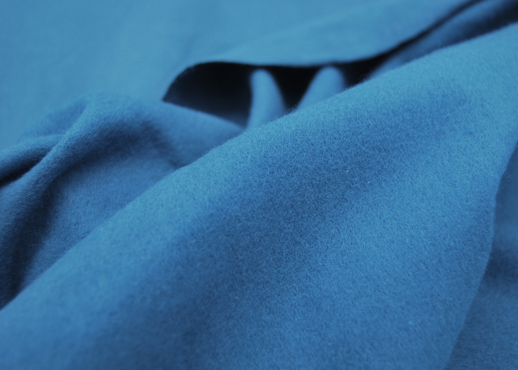 Sweat - GOTS - Soft Sweat in Blau / Jeans / Blue - 05 Meter 3