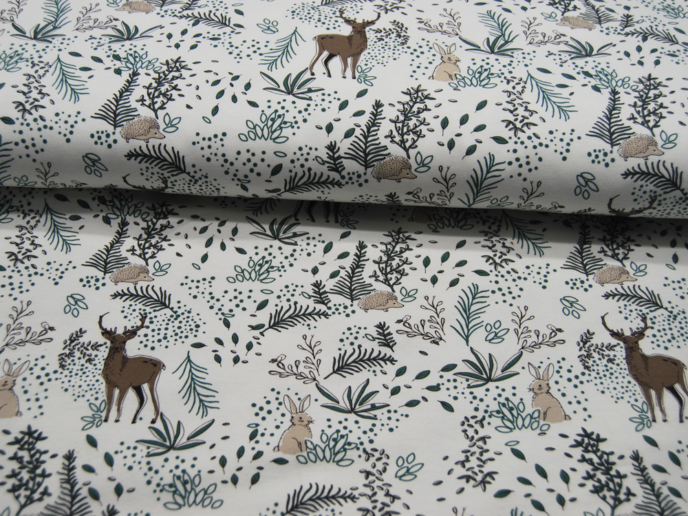 French Terry - Brushed - Deer Dusty Mint - 0,5m 4