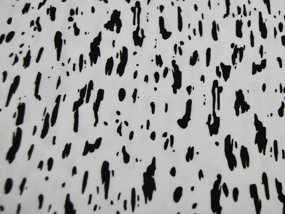 Jersey - Dots and Shapes - Schwarz auf Weiß 0.5 Meter 4