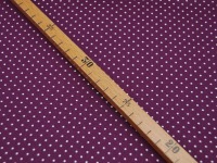 Petit Dots auf Purple - Baumwolle 0,5 m 3