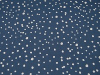 Baumwolle - Punkte auf Jeansblau - 0,5 m 3