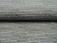 Jersey - Streifen in Weiß auf Army / Olivgrün - 0.5 Meter