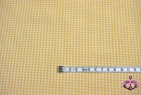 kleines Karo Gelb - Baumwolle 0,5 Meter 2