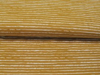Jersey - Streifen in Ocker-Weiß - 0.5 Meter