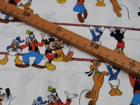 Baumwolle - Mickey Mouse - mit Donald, Goofy und Pluto 0,5m 4