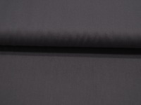 Baumwolle Uni - Dunkel Grau / Anthrazit 0,5 Meter