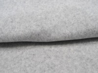 Organic Cotton / Bio Fleece - Hellgrau Meliert 0,5 m