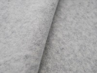Organic Cotton / Bio Fleece - Hellgrau Meliert 0,5 m 2