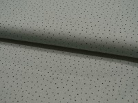 Baumwolle - Dots - Schwarze Minipunkte auf Dusty Green 0,5m 2