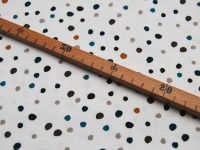 Jersey - Doodle Dots - Punkte auf Cremeweiß 0.5 Meter 3