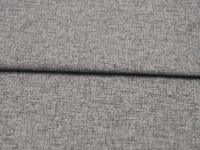 Beschichtete Baumwolle - Leinen Look - Grau meliert 0,5 m 3