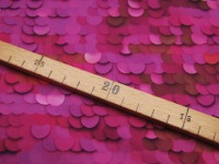 Softshell - Paillettenmuster in Pink/Beere - 0.5 Meter 3