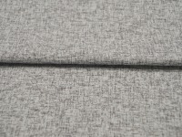 Beschichtete Baumwolle - Leinen Look - Hellgrau meliert 0,5 m