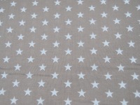 Baumwolle - Carrie - Sterne auf Sand / Hellbeige 0,5m 3