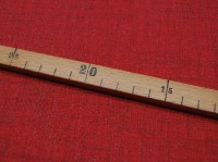 Beschichtete Baumwolle - Charly - ROT meliert 50 x 140cm 2
