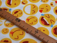 REST 0,45m Baumwolle - Kim - Emojis - Smileys 4