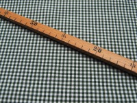 Baumwolle - kleines Karo Dunkelgrün 0,5 Meter 3