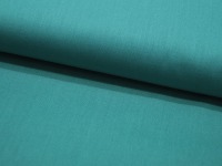 Baumwolle Uni - Cyan / Zyan / Blaugrün 0,5 Meter 2