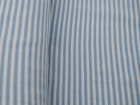 Bündchen - Ringelbündchen - Hellblau-Weiß - 50 cm im Schlauch