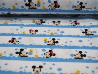 Baumwolle - Mickey und Minnie Mouse in der Badewanne 0,5m