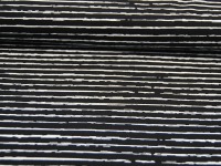 Baumwolle - Weiße Streifen auf Schwarz - 0,5 m