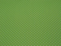 Petit Dots auf Limettengrün - Baumwolle 0,5 m 3