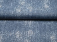 Baumwolle - Snoozy Fabrics - Jeans Look - Jeansblau 0,5m