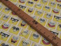 Baumwolle - Spongebob Emojis 0,5m 2