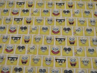 Baumwolle - Spongebob Emojis 0,5m 3