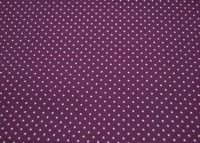 Beschichtete Baumwolle - Petit Dots auf Purple / Lila - 50x145cm 2