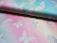 Raincoat - Regenjackenstoff - Fancy - Butterfly - Schmetterlinge 50 x 130cm 4