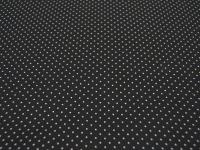 Beschichtete Baumwolle - Petit Dots Schwarz- 50x145cm