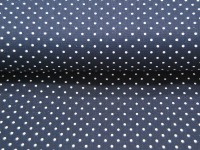 Petit Dots auf Nachtblau - Baumwolle 0,5 m