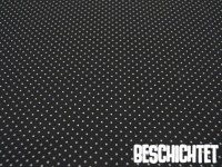 Beschichtete Baumwolle - Petit Dots Schwarz- 50x145cm 2