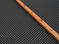Beschichtete Baumwolle - Petit Dots Schwarz- 50x145cm 3