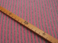Bündchen - Ringelbündchen - Rosa-Graumeliert - 50 cm im Schlauch 3
