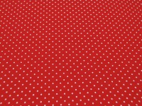 Beschichtete Baumwolle - Petit Dots Rot- 50 cm 3